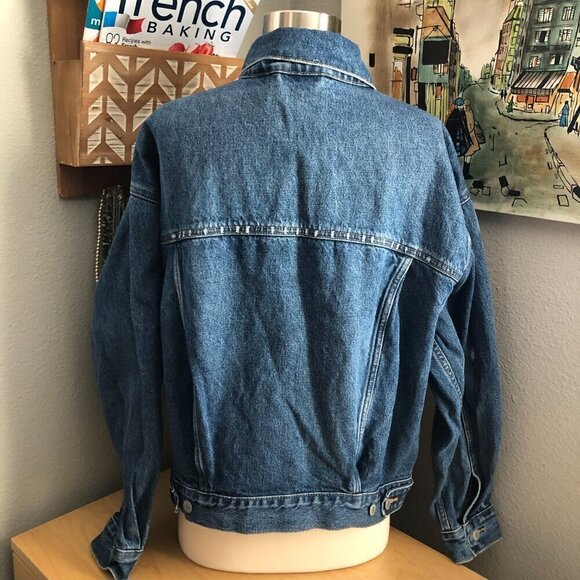 Levi's Premium 90s Trucker Distressed Denim Jean Jacket - Gypsy Core - Picture 4 of 5